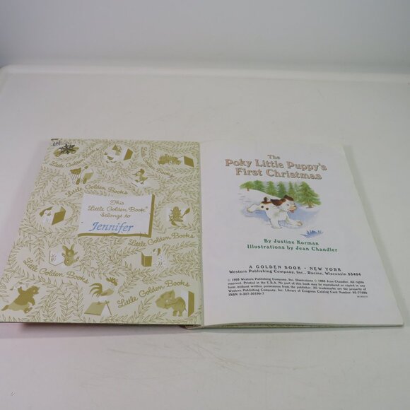 The Poky Little Puppy's First Christmas Golden Book - Picture 2 of 10